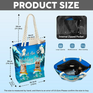 GeckoCustom Custom Photo My Cat Is Watching You Beach Tote Bag HO82 891206 12x14.2 in