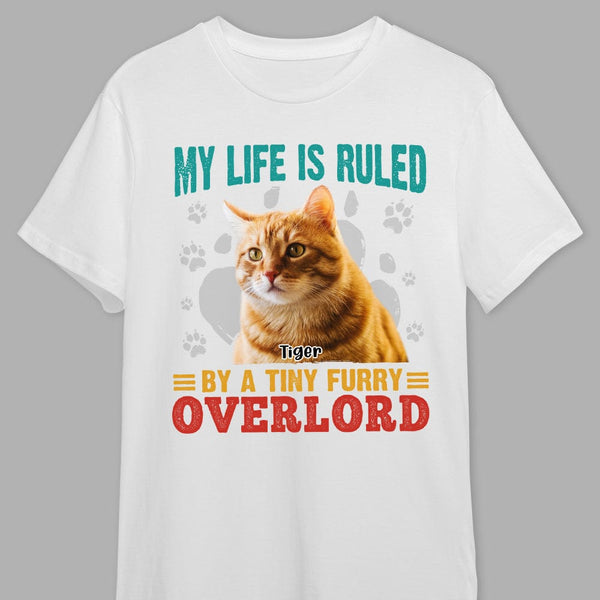 Tiny Overlords Chunky Cat Photo - Personalized Custom Long Sleeve T-shirt main image 1