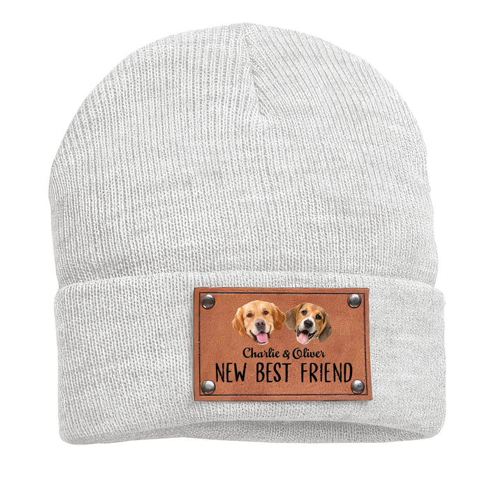 GeckoCustom Custom Photo New Best Friend For Dog Lovers Baby Beanie Hat T368 889828