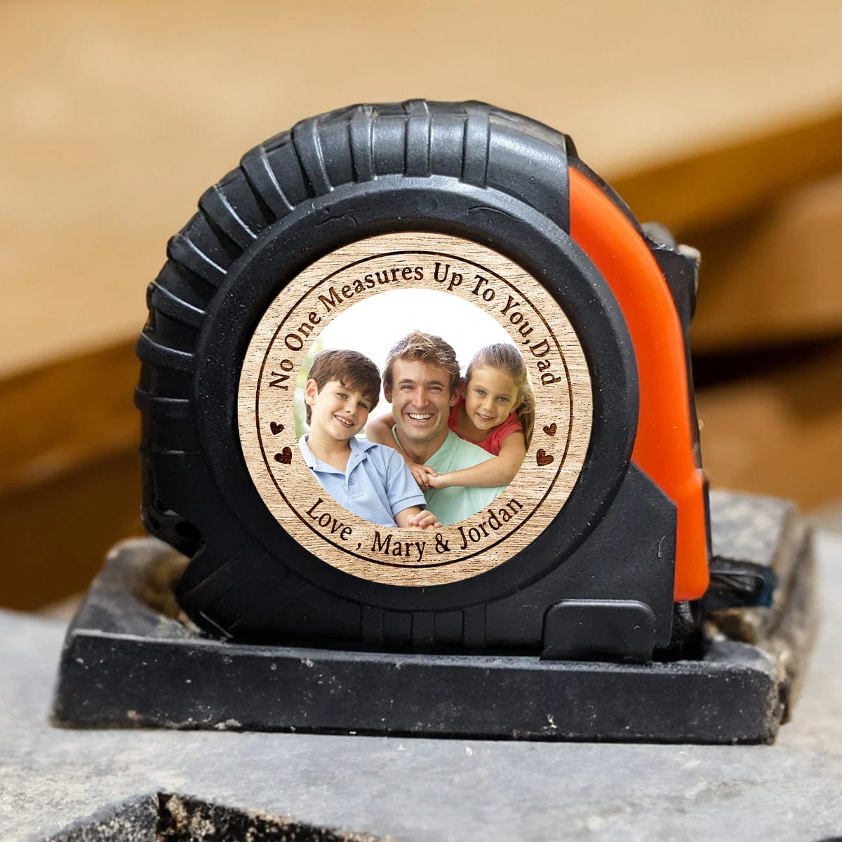 GeckoCustom Custom Photo No One Measures Up To You Father's Day Tape Measure DM01 890895