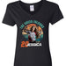 GeckoCustom Custom Photo On Sport Ball Vintage Style Shirt T286 890037 Women V-neck / V Black / S