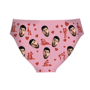 GeckoCustom Custom Photo Only He Can Insert Here Underwear Valentine's Day, Anniversary Gift for Wife HA75 891834
