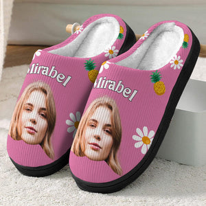 Custom Photo People Plush Slippers T368 888732