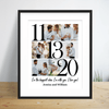 GeckoCustom Custom Photo Personalize 1st Year Anniversary Picture Frame TA29 890553