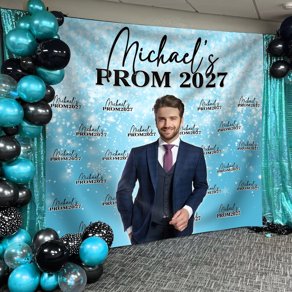 GeckoCustom Custom Photo Prom 2024 Backdrop DM01 890865