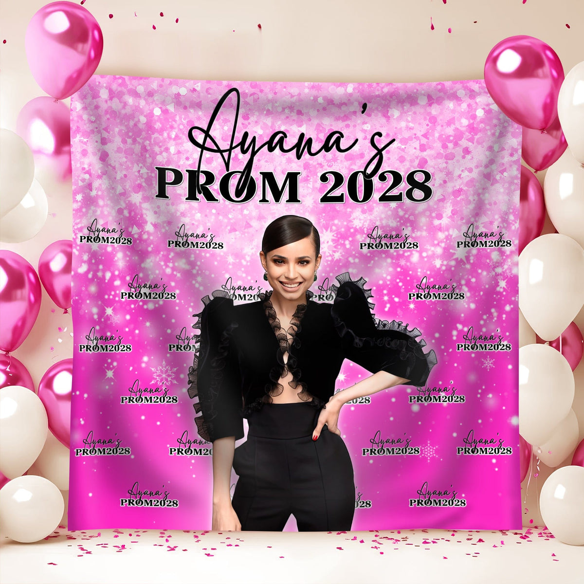 GeckoCustom Custom Photo Prom 2024 Backdrop DM01 890865