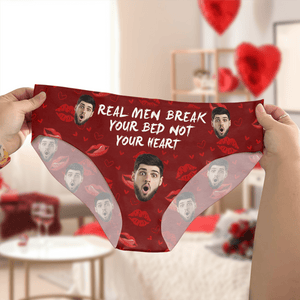 GeckoCustom Custom Photo Real Men Break Your Bed Not Your Heart Underwear HA75 891838 Classic / S