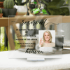 GeckoCustom Custom Photo Reserved In Loving Memorial Acrylic Plaque and Stand TA29 890462