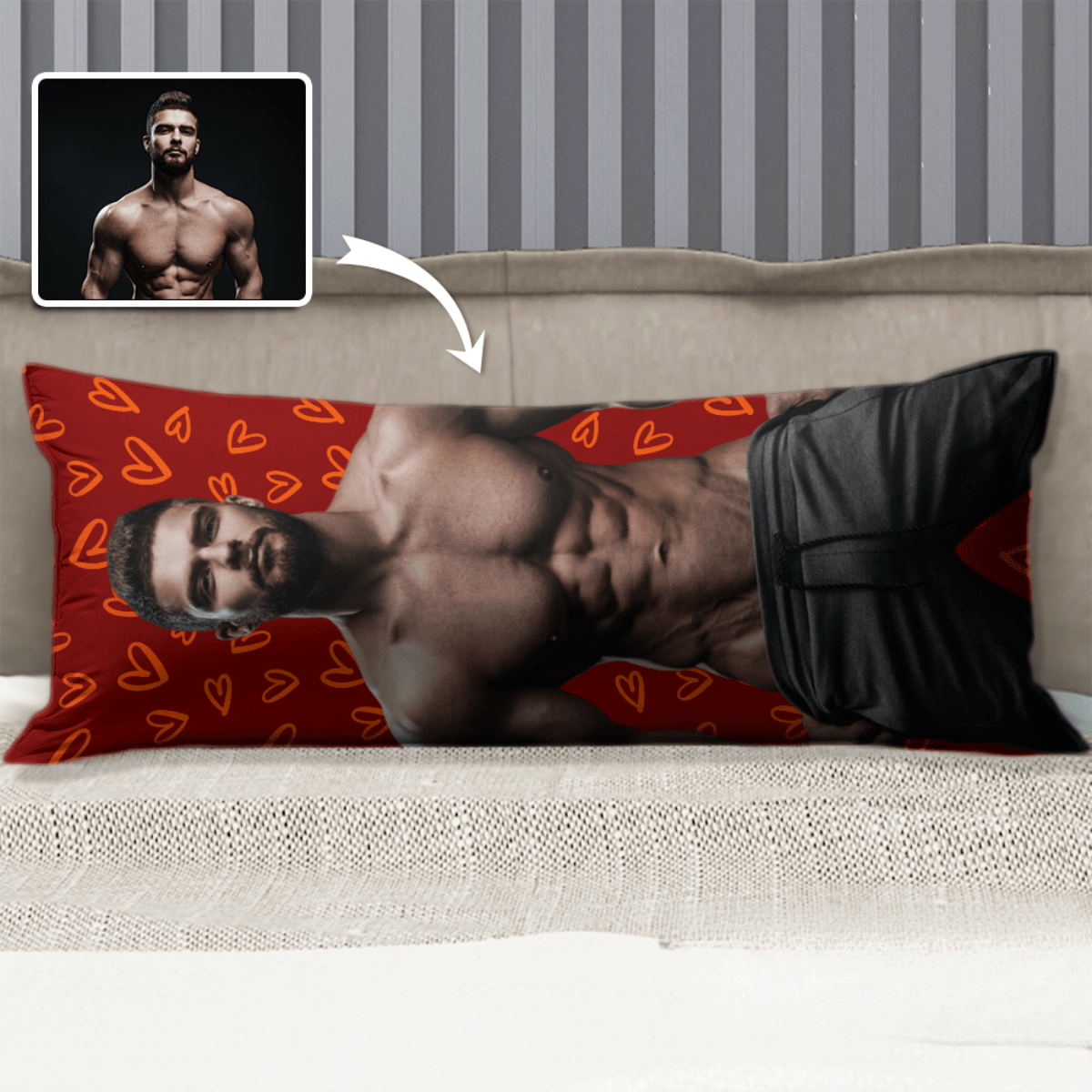 Custom Photo Sexy Body Rectangle Pillow Case For Couple DA199 889964   Geckocustom Custom Photo Sexy Body Rectangle Pillow Case For Couple Da199 889964 34635459657905 1200x1200 