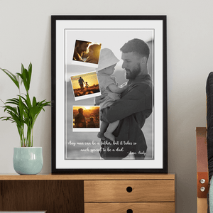 GeckoCustom Custom Photo Special To Be A Dad Father's Day Poster DM01 890947