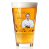 GeckoCustom Custom Photo The Grillfather The Man The Myth The Legend Print Beer Glass TH10 891045 16oz / 1 side