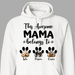 GeckoCustom Custom Photo This Awesome Mama Belongs To Family Bright Shirt N304 890184 Pullover Hoodie / Sport Grey Colour / S