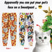 GeckoCustom Custom Photo Tie Dye Background Cat Sweatpants N304 889606