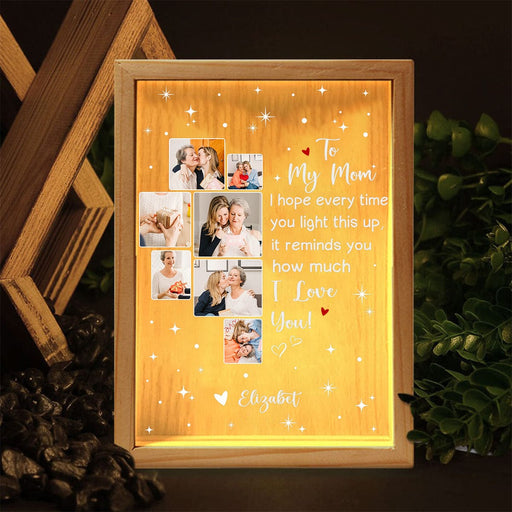 GeckoCustom Custom Photo To Me You Are The World Mother's Day Light Box TA29 890213 10"x8"
