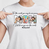 GeckoCustom Custom Photo To Me You Are The World Mother Shirt K228 960 Women Tee / Light Blue Color / S