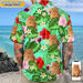 GeckoCustom Custom Photo Tropical Style Cat Hawaii Shirt N304 889467