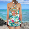 GeckoCustom Custom Photo Tropical Style Cat Open Back Tanktop TH10 891115