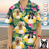 GeckoCustom Custom Photo Tropical Style Dog Hawaii Shirt HA75 890718
