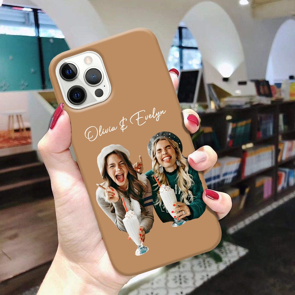 GeckoCustom Custom Photo Vintage Style Bestie, Best Friend Phone Case HO82 893428 Iphone / 7