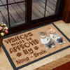 GeckoCustom Custom Photo Visitor Must Be Approved By These Pet Doormat LM32 893077