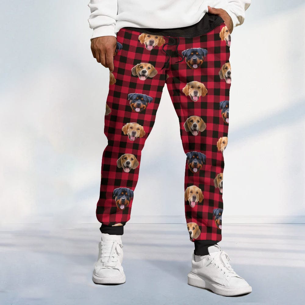 Custom Photo With Christmas Pattern Dog Cat For Men and Women Sweatpants HO82 N304 888993