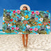 GeckoCustom Custom Photo With Tropical Cat Beach Towel N304 890663 30"x60"