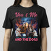 GeckoCustom Custom Photo You And Me And The Dog Shirt DA199 890465