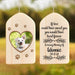 GeckoCustom Custom Photo You Left Paw Prints On My Heart Memorial Wind Chimes TA29 889989 Natural - Black Text / 2 Sides