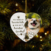 GeckoCustom Custom Photo You Would Have Lived Forever Memorial Heart Shaped Ceramic Ornament HA75 891086 1 Piece