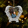 GeckoCustom Custom Photo Your Wings Were Ready But My Heart Was Not Memorial Gift Acrylic Ornament HA75 891494