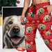 GeckoCustom Custom Portrait Photo Dog Cat Sweatpants With Christmas Pattern For Men and Women's N369 888742