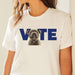 GeckoCustom Custom Portrait Photo Vote My Dog Bright Shirt TA29 890270