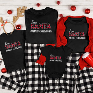 GeckoCustom Custom Quote Dear Santa Funny Christmas Shirt Personalized Gift TH10 891675