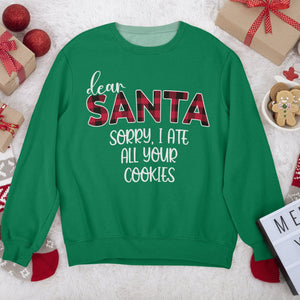 GeckoCustom Custom Quote Dear Santa Funny Christmas Shirt Personalized Gift TH10 891675