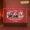 GeckoCustom Custom Shape Father's Day Acrylic Plaque LED Night Light K228 HN590 Acrylic / 7.9"x4.5"