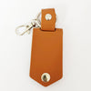 GeckoCustom Custom Text Vintage Leather Photo Keychain C250