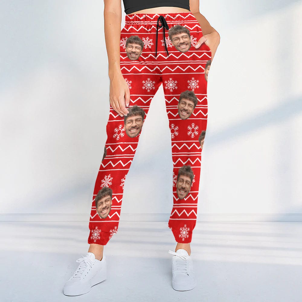 Customize Face Photo With Colorful Background Sweatpants DA199 889514 ...