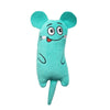GeckoCustom Cute Cat Toys Funny Interactive Plush Cat Toy Mini Teeth Grinding Catnip Toys Kitten Chewing Mouse Toy Pets Accessories green