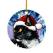 GeckoCustom Cute Dog Cat with Hat Christmas Tree Ornament 10