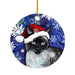 GeckoCustom Cute Dog Cat with Hat Christmas Tree Ornament 12