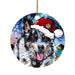 GeckoCustom Cute Dog Cat with Hat Pendant Christmas Tree Ornament 6