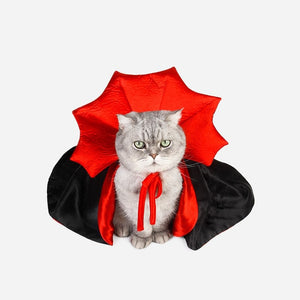 GeckoCustom Cute Halloween Pet Costumes Cosplay Vampire Cloak For Small Dog Cat Kitten Puppy Dress Kawaii Pet Clothes Cat Accessoties Gift