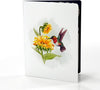 GeckoCustom CUTPOPUP Hummingbird Birthday Card Pop Up, Mothers Day, Fathers Day, 3D Popup Greeting Card, Birthday Card for Women (Hummingbird Sunflower)
