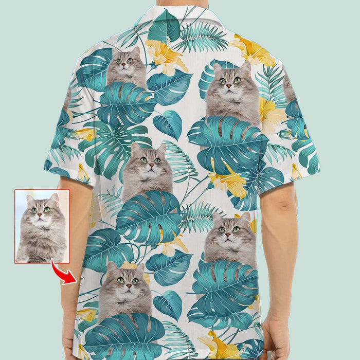 GeckoCustom Cutsom Photo For Cat Lover Hawwaii Shirt TA29 888310 Upload Photo / With Pocket / S