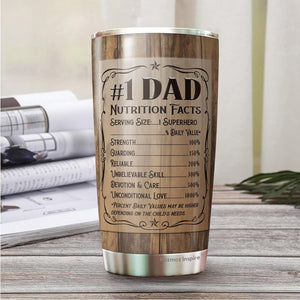 GeckoCustom Dad Gifts -Best Dad Ever Gifts -Awesome Father Day Gifts -Fathers Day Gift- Dad Gifts from Daughter -Gifts for Dad -Best Dad Mug -Christmas Gifts for Dad Tumbler