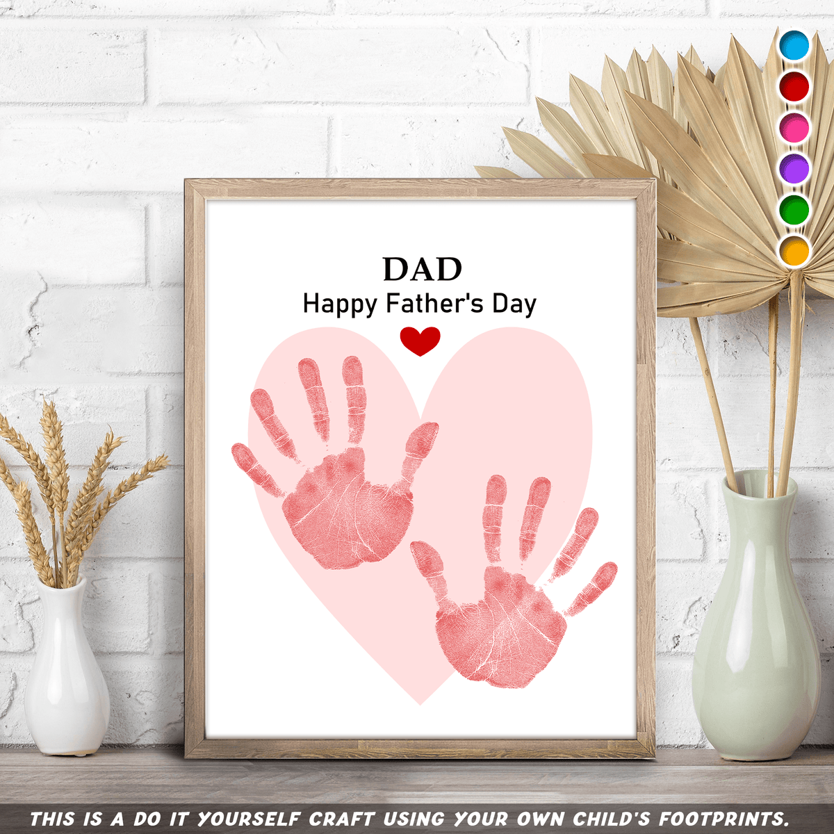 Personalised Father's Day Gift, Custom Dad And Children's
