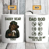 GeckoCustom Daddy Bear Dad Bod Working On My Six Pack Personalized Custom Family Mug C322
