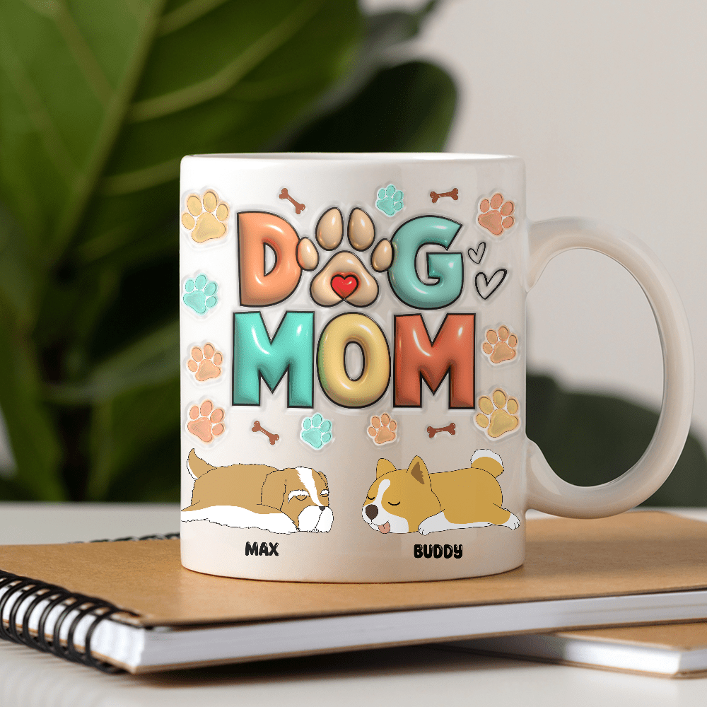 GeckoCustom Dog Dad Dog Mom Mug Personalized Gift N304 890157