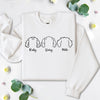 GeckoCustom Dog Ear Line Sweatshirt Personalized Gift TA29 890281