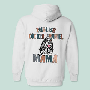 GeckoCustom Dog Mama Mom For Dog Lovers Back Shirt K228 889598